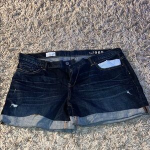 GAP 1969 Dark Blue Denim Shorts